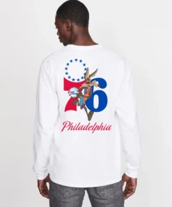 Loyalist Basketball The 76ers X Space Jam Long Sleeve T-Shirt