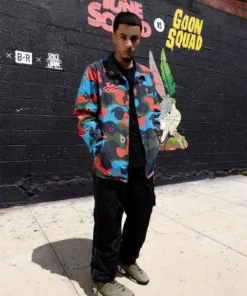 Loyalist Space Jam Tune Squad Camo Jacket