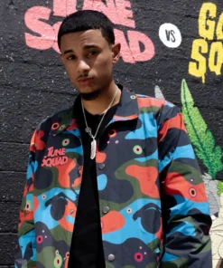 Loyalist Space Jam Tune Squad Camo Jacket