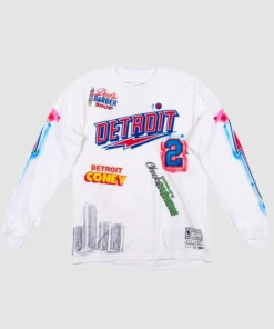 B/R SHOP Big Sean X Detroits Pistons Long Sleeve T-Shirt