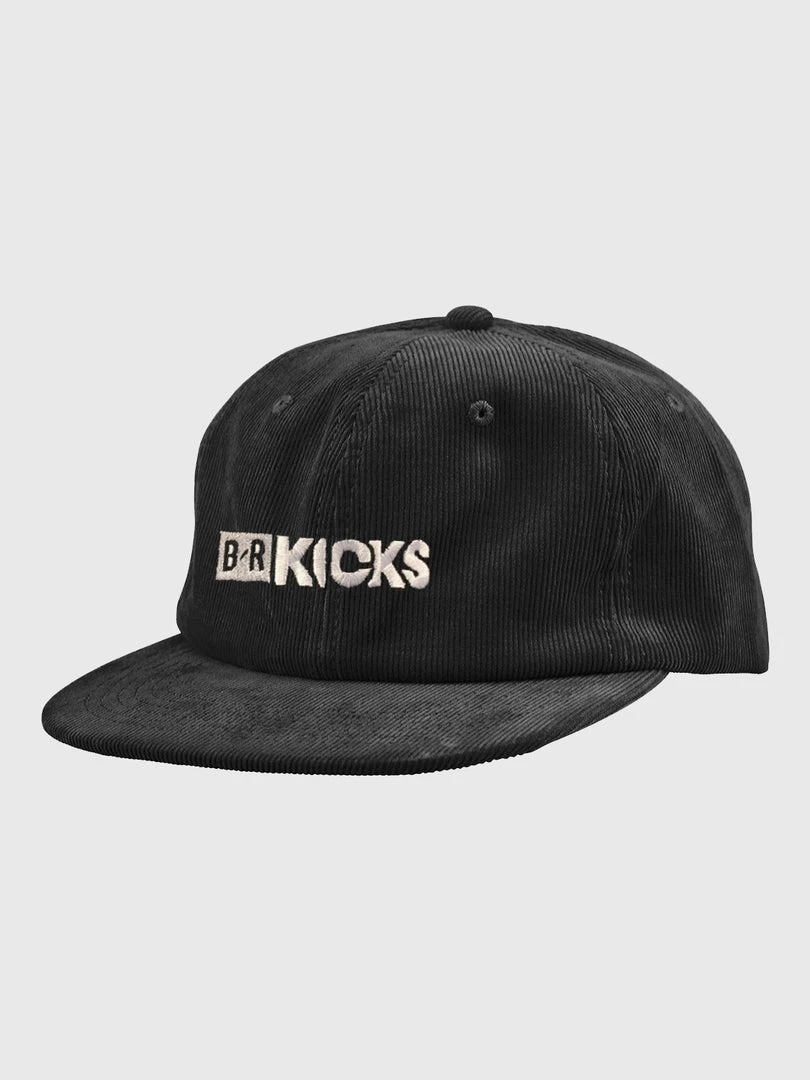 Loyalist B/R Kicks Black Corduroy Logo Hat Headwear 3 Loyalist B/R Kicks Black Corduroy Logo Hat Headwear
