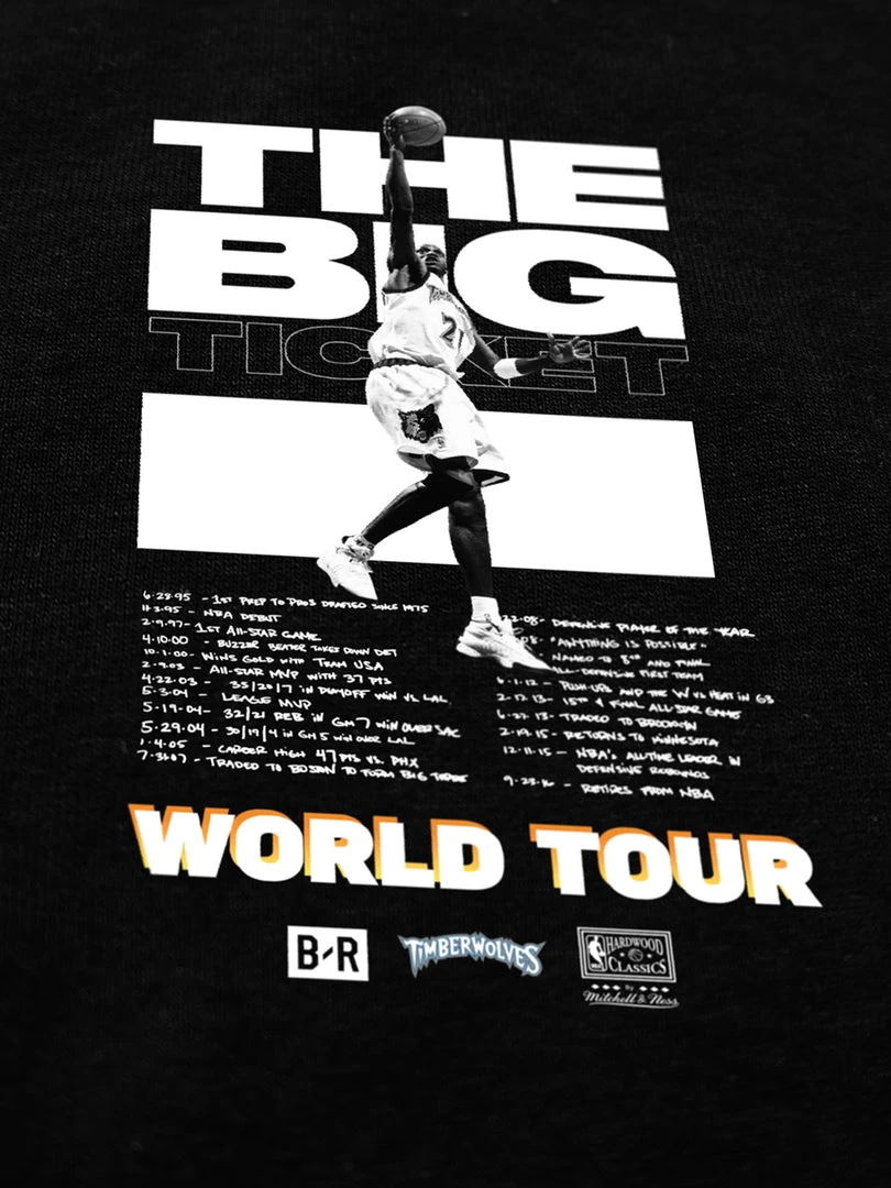 The Loyalist Basketball Kevin Garnett "The Kid" World Tour T-Shirt 7 The Loyalist Basketball Kevin Garnett "The Kid" World Tour T-Shirt