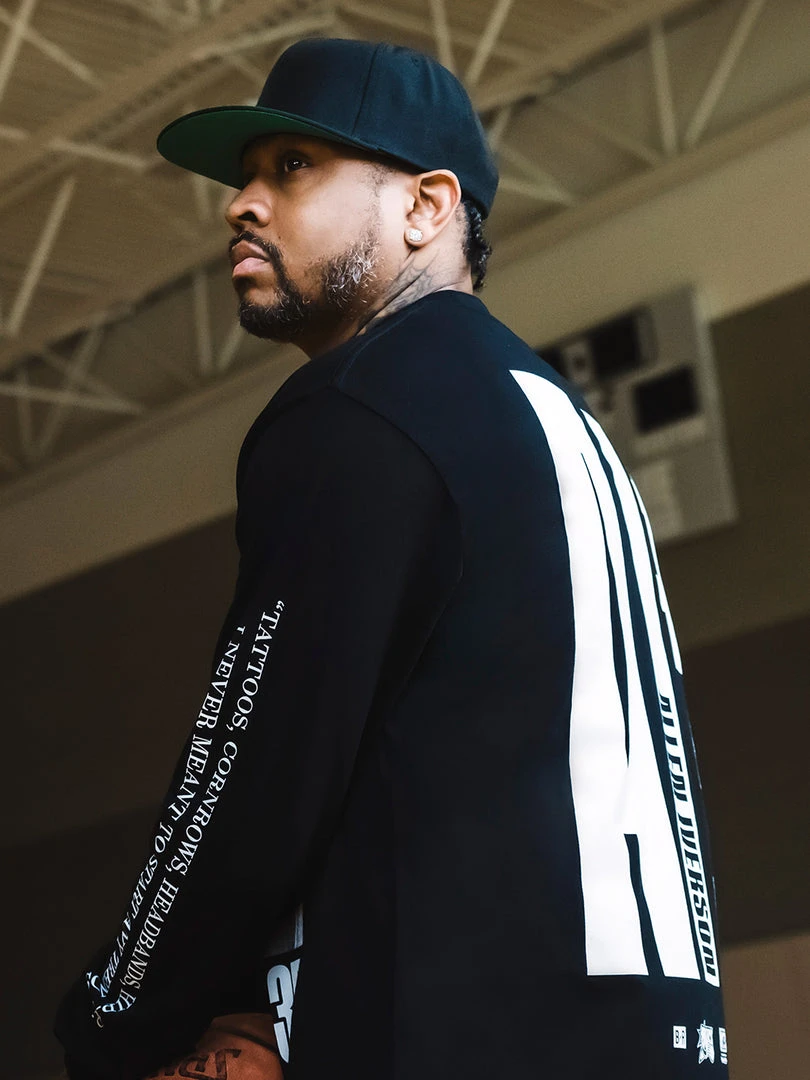 Loyalist Allen Iverson THE ANSW3R Black Long Sleeve T-Shirt Basketball 4 Loyalist Allen Iverson THE ANSW3R Black Long Sleeve T-Shirt Basketball