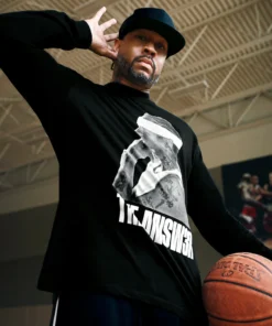 Loyalist Allen Iverson THE ANSW3R Black Long Sleeve T-Shirt Basketball 11 Loyalist Allen Iverson THE ANSW3R Black Long Sleeve T-Shirt Basketball