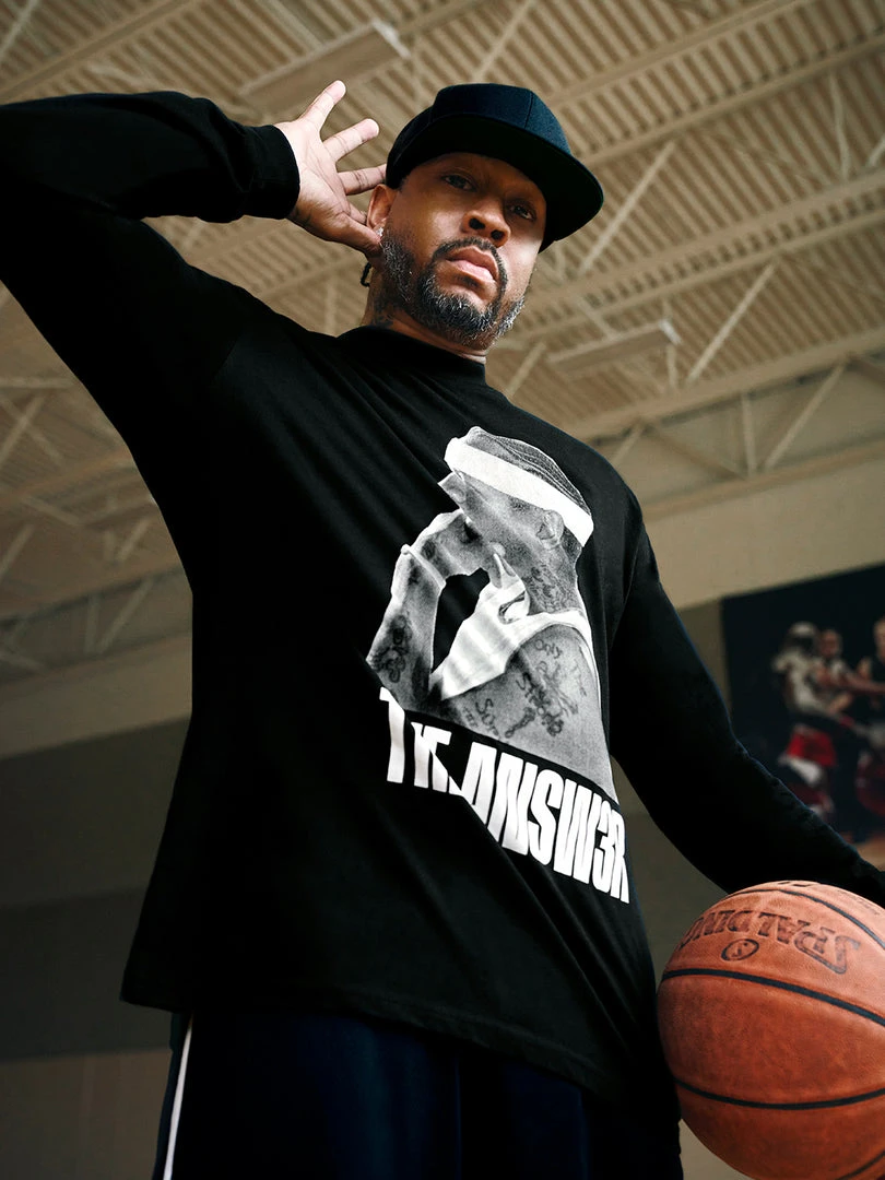 Loyalist Allen Iverson THE ANSW3R Black Long Sleeve T-Shirt Basketball 5 Loyalist Allen Iverson THE ANSW3R Black Long Sleeve T-Shirt Basketball
