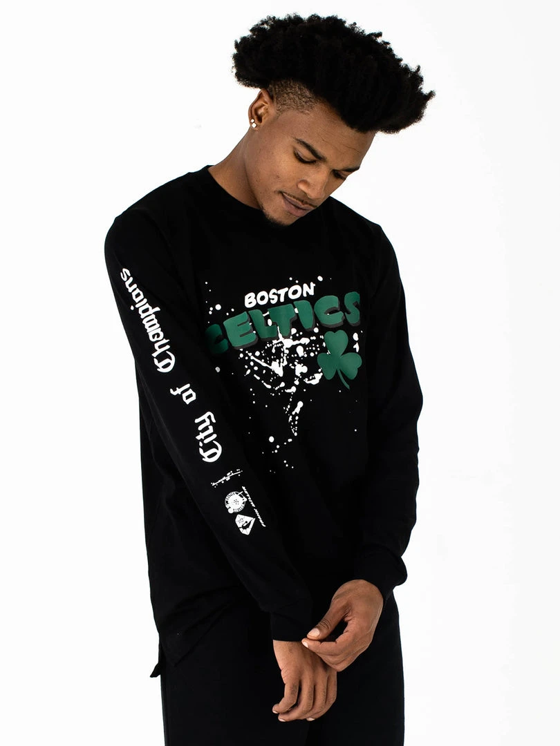 The Loyalist Frank Miller Celtics Wordmark Long Sleeve T-Shirt Basketball 5 The Loyalist Frank Miller Celtics Wordmark Long Sleeve T-Shirt Basketball