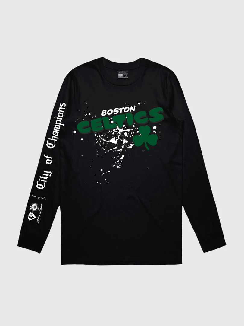 The Loyalist Frank Miller Celtics Wordmark Long Sleeve T-Shirt Basketball 4 The Loyalist Frank Miller Celtics Wordmark Long Sleeve T-Shirt Basketball