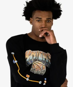 The Loyalist Greg Yuna Knicks Diamond Long Sleeve T-Shirt Basketball 7 The Loyalist Greg Yuna Knicks Diamond Long Sleeve T-Shirt Basketball