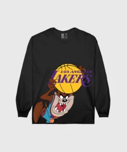 Loyalist Basketball The Lakers X Space Jam Taz Long Sleeve T-Shirt