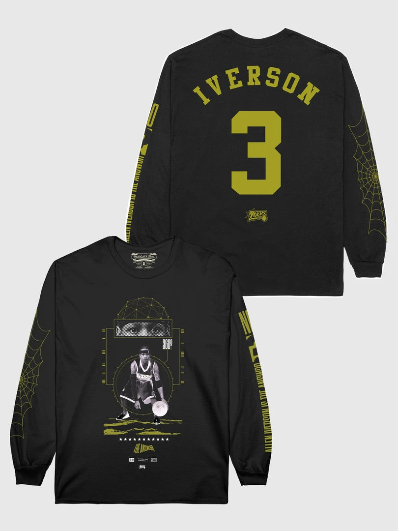 Loyalist Allen Iverson No ? Long Sleeve T-Shirt 3 Loyalist Allen Iverson No ? Long Sleeve T-Shirt