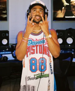 B/R SHOP Basketball Big Sean X Detroit Pistons Swingman Jersey 7 B/R SHOP Basketball Big Sean X Detroit Pistons Swingman Jersey