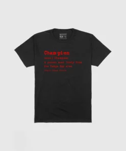 Loyalist Football Tampa Bay Champion Black T-Shirt