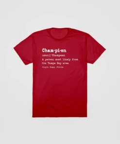 Loyalist Tampa Bay Champion Red T-Shirt