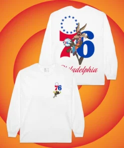 Loyalist Basketball The 76ers X Space Jam Long Sleeve T-Shirt